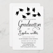 High School Afstuderen, Afstudeerfeest Kaart (Voorkant / Achterkant)