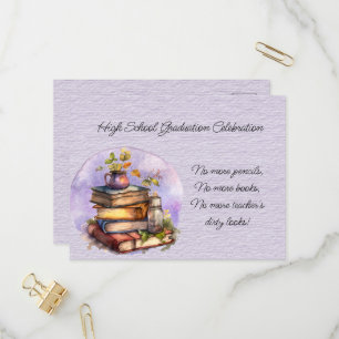 High School Afstuderen Celebration Uitnodiging Briefkaart
