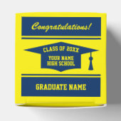 High School afstuderen klas van 2025 senior party Bedankdoosjes (Bovenkant)