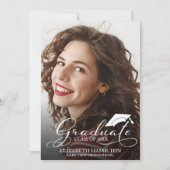 High School Foto Afstuderen Aankondiging Kaart (Voorkant)