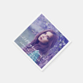 High School Foto Afstuderen Papieren servetten (Hoek)