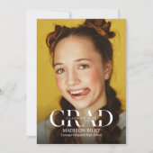 High School Graduation Invitation (Devant)
