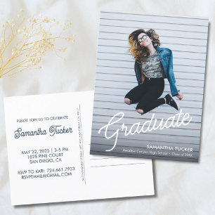High School Graduation Party Invitation Briefkaart