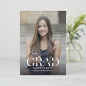 High School Graduation Photo Invitation (Debout devant)