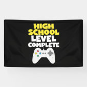 High School Level Complete Graduation Spandoek (Horizontaal)