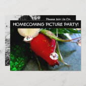 High School Pre Dance Afbeelding Party Kaart (Voorkant / Achterkant)