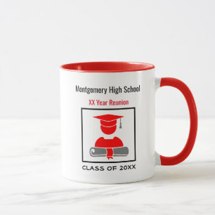 High School Reunion - aangepast zwart rood Mok