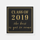 High School Reunion Afstuderen Klasse 2019 Servet (Voorkant)