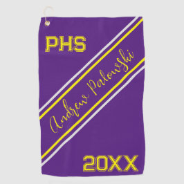 High School Spelers Golf Handdoek