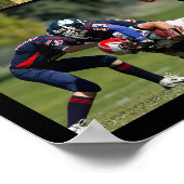 High School Sports Senior 7 Photo Collage Afstudee Poster (Hoek)