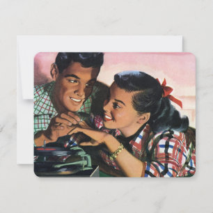 High School Sweethearts Engagement Party Kaart