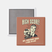 High Score: iedereen heeft een goed leven nodig Magneet (Voorkant / Achterkant)