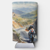 High-Speed avontuur in een levendig berglandschap (Achterkant)