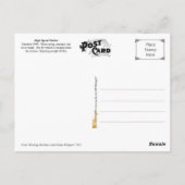 High Speed Clothes Washer Briefkaart (Achterkant)