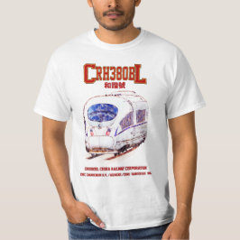 High-Speed CRH380BL China Railway elektrische trei T-shirt