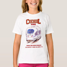 High-Speed CRH380BL China Railway elektrische trei T-shirt