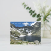 High Tatras, Briefkaart Slowakije (Staand voorkant)