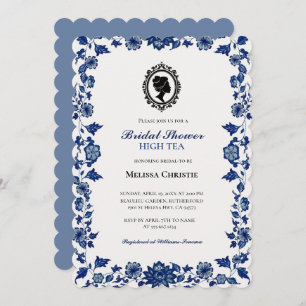 High Tea Garden Party, mooie zachte pastel Kaart