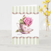 High Tea - Wijze Kaart (Gele Bloem)