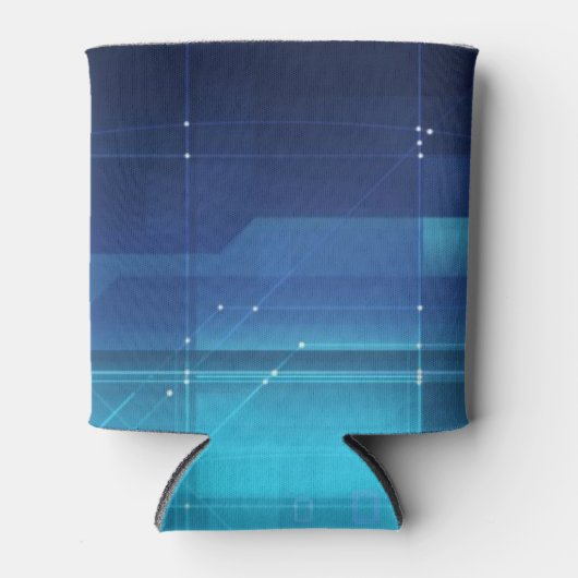 High tech digital background blikjeskoeler (Voorkant)