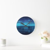 High tech digital background ronde klok (Huis)