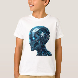 High-Tech Holografisch & Metaalontwerp T-shirt