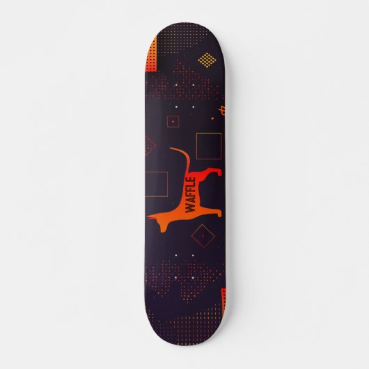 High Tech hond Skateboard (Voorkant)