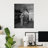 High Tech on Wall Street, 1928 Poster (Thuiskantoor)