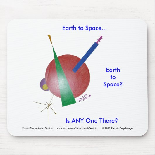 "High Tech Telephone to God" Mousepad Muismat (Voorkant)