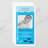 High Tide Fishing Baby Faire-part (Devant / Derrière)