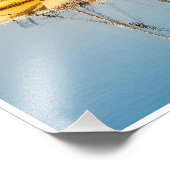 High tide in the harbour on a calm evening. Foto Afdruk (Hoek)