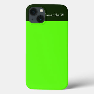High Visibility Neon Green iPhone 13 Hoesje