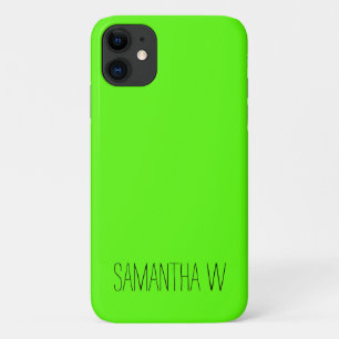High Visibility Neon Green iPhone 11 Hoesje