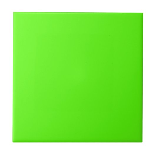 High Visibility Neon Green Tegeltje (Voorkant)