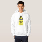 High Voltage-Caution Hoodie (Voorkant volledig)