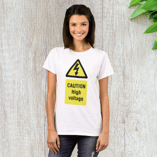 High Voltage-Caution T-shirt
