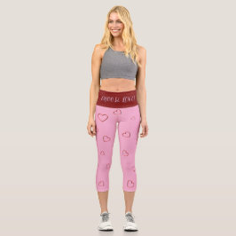 HIGH-WAISTED CAPRI BROEK - "KIES LIEFDE"