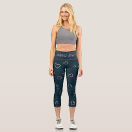 HIGH-WAISTED CAPRI BROEK - "UNIVERSELE LIEFDE"