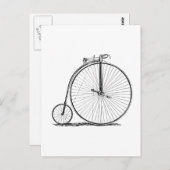 High Wheeler Fiets Penny Farthing Briefkaart (Voorkant / Achterkant)