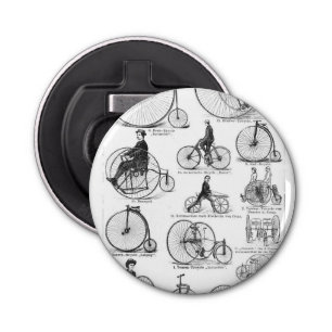High Wheeler Fiets Penny Farthing Button Flesopener
