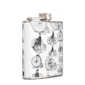 High Wheeler Fiets Penny Farthing Heupfles (Rechts)