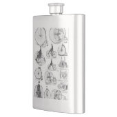 High Wheeler Fiets Penny Farthing Heupfles (Links)