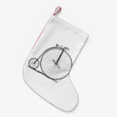 High Wheeler Fiets Penny Farthing Kleine Kerstsok (Voorkant (Hangend))