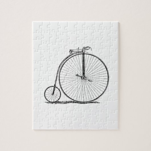 High Wheeler Fiets Penny Farthing Legpuzzel (Verticaal)