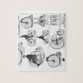 High Wheeler Fiets Penny Farthing Legpuzzel (Verticaal)