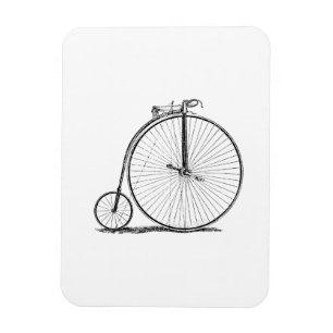 high wheeler fiets penny farthing magneet