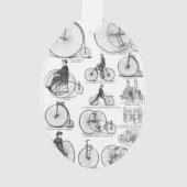 High Wheeler Fiets Penny Farthing Ornament (voorkant)