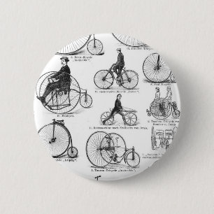 high wheeler fiets penny farthing ronde button 5,7 cm