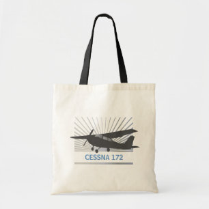 High Wing Vliegtuig Tote Bag