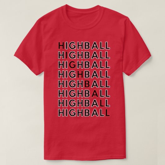 Highball T-shirt (Design voorkant)